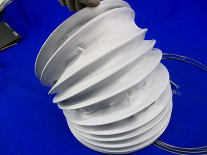 ダクト換気扇用ジャバラ(接続バンド付) P-23J3