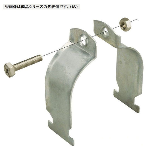 電線管支持金具 ダクタークリップ 1袋(10個入り) 溶融亜鉛メッキ仕上げ Z-DC15-10