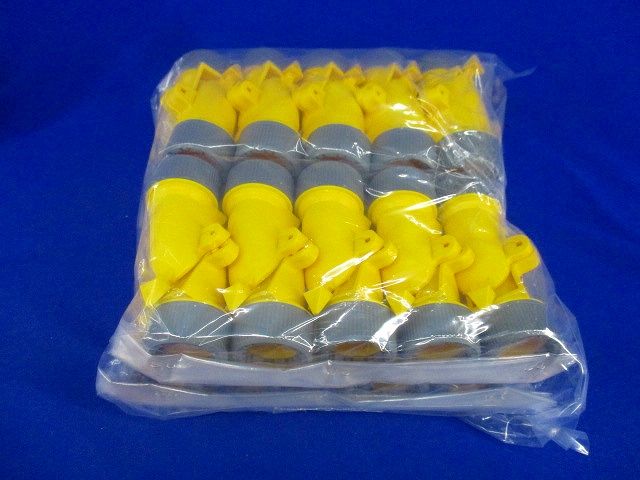 プラフレキPFD/PFS用カラーエンド(10個入×4)イエロー(破れ有) PFS-16CEF-Y