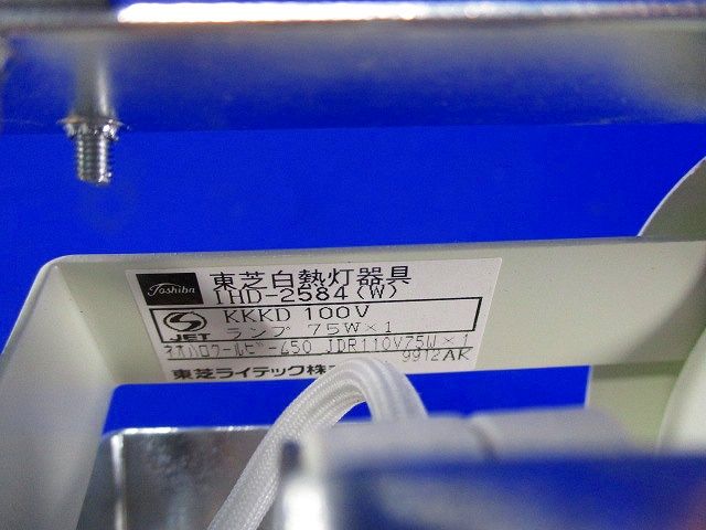 白熱灯ダウンライトφ100(ホワイト) IHD-2584(W)