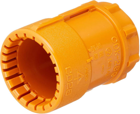 コネクタ CD管φ28用 Gタイプ オレンジ 10個入り CDK-28G-10