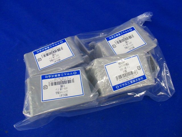 エムケーダクト付属品コネクター4号(8個入)(グレー) MDC41