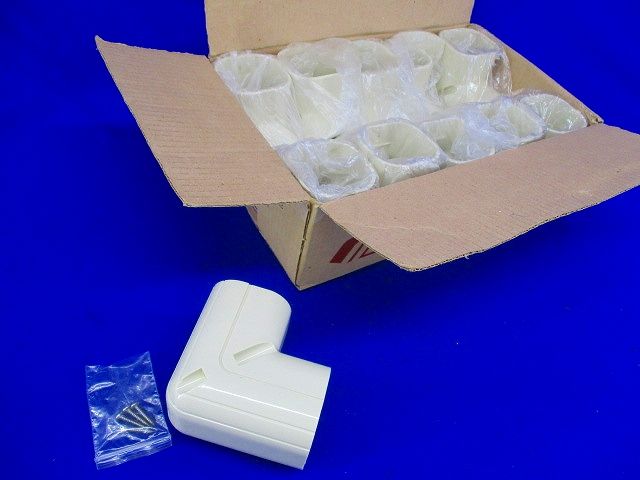 エルボ クイックダクト(11個入)アイボリー QC-6