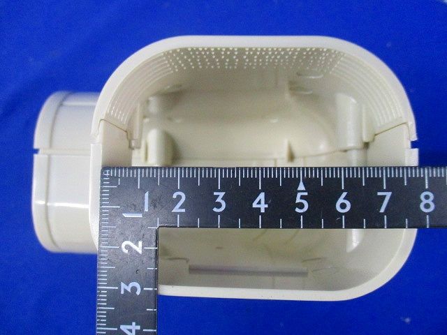 エルボ(平面用)(10個入)アイボリー QK-7