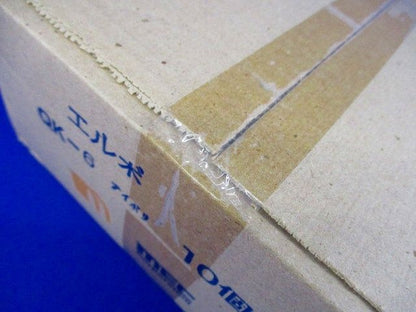 エルボ(平面用)(10個入)アイボリー QK-6