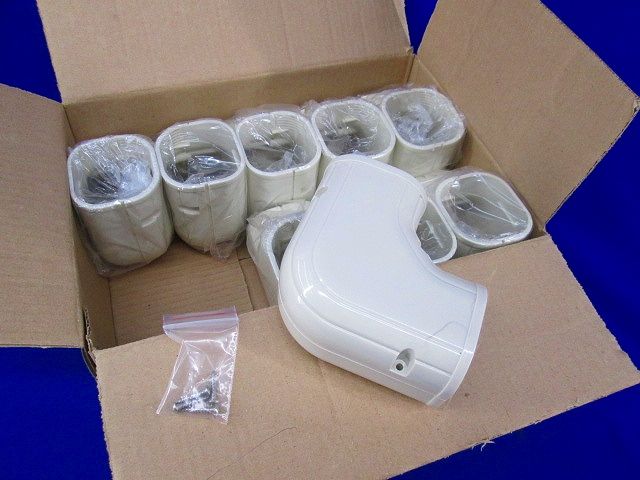 エルボ(平面用)(9個入)(変色有)アイボリー QK-6
