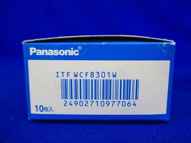 住設機器用プレート１コ用 10個入り WCF8301W-10