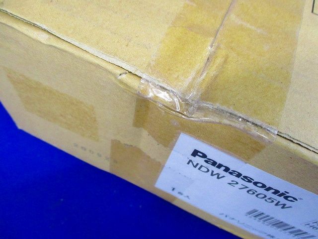 軒下用LEDダウンライト 60～250形 φ150 ホワイト 拡散 昼白色（箱汚れ､潰れ等有） NDW27605W