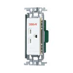 コスモシリーズワイド21 15A埋込接地コンセント ホワイト 5個入 WTF11123WK-05