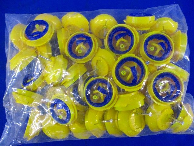 うずまきコブラR2(先行配線用ケーブル吊り具) 黄 50個入 MSU-2YL-50