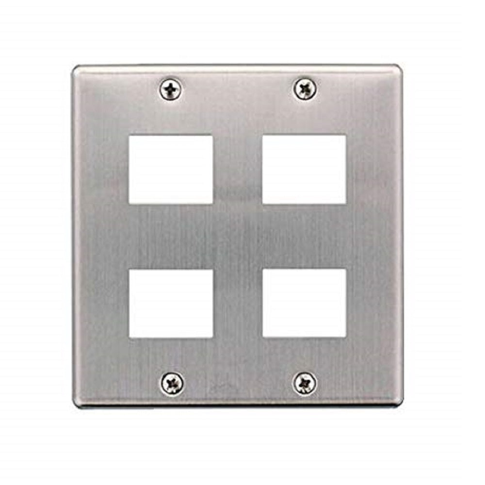 フルカラーステンレスプレート4コ用 5枚入 WN7604K-05