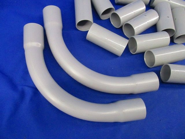 VE管付属品セット(サイズ28)(混在16個入)(グレー) PVF-28他