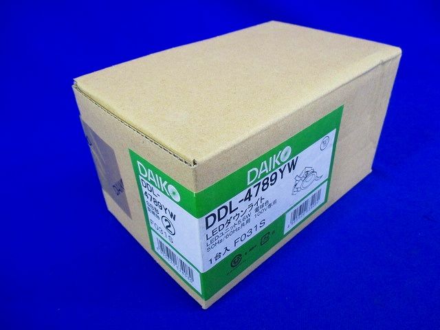LEDダウンライト 電球色 LED内蔵 調光器別売り DDL-4789YW