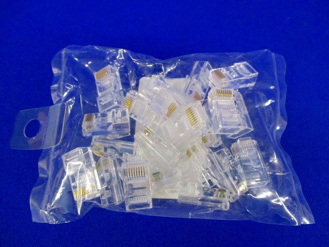 RJ45コネクタ 単線用 20個入 LMP-5-20
