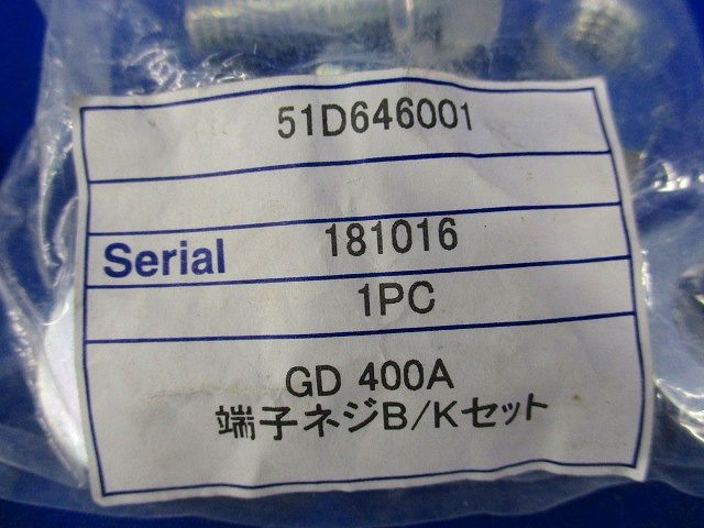 端子ネジB/Kセット(M12)(2セット入) GD400A