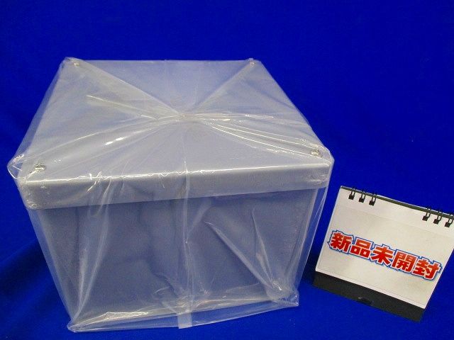防水プールボックス カブセ蓋 正方形 ノックなし 200×200×150 グレー PVP-2015B