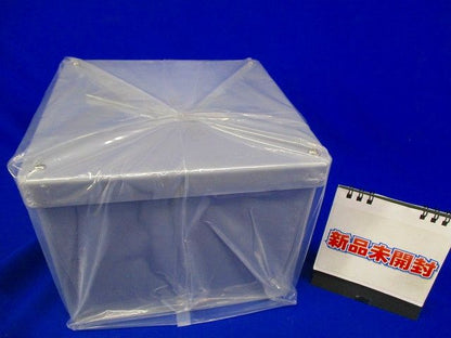 防水プールボックス カブセ蓋 正方形 ノックなし 200×200×150 グレー PVP-2015B