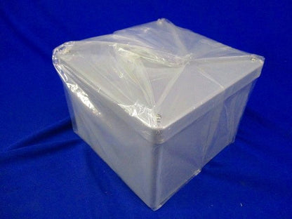 防水プールボックス カブセ蓋 正方形 ノックなし 200×200×150 グレー PVP-2015B