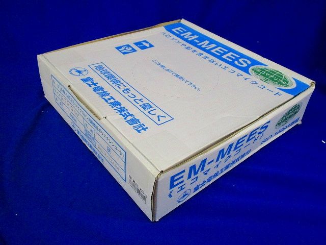 エコ電線(マイクロホン用耐燃性ポリエチレンコード) 2心 0.5SQ 灰色 100ｍ EM-MEES0.5SQ×2C