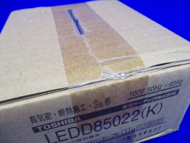 LEDユニットフラット形 ダウンライト 60W 埋込穴100 ブラック ランプ別売 LEDD85022(K)