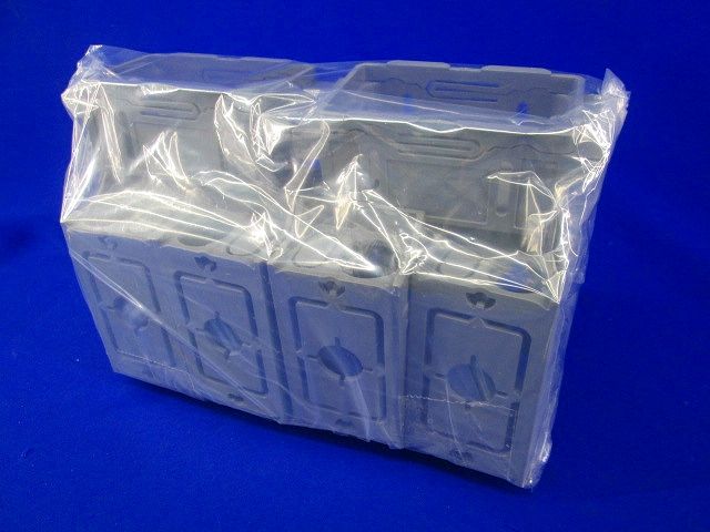 間仕切用ボックス(10個入)(グレー)(汚れ有) CBA1