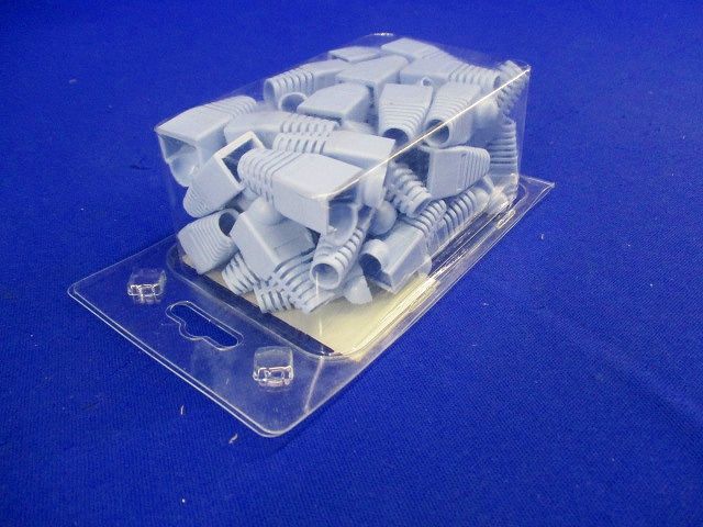 モジュラープラグカバー ライトブルー プラグタイプ:8P 入数:48個入り MJC-8LBP-48