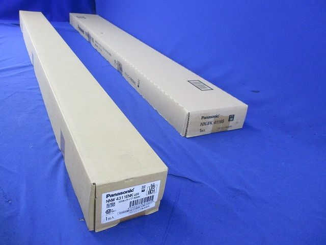 一体型LEDベースライト 直付型 ステンレス 3200lm 昼白色 非調光 ランプ付 XLW433AENKLE9