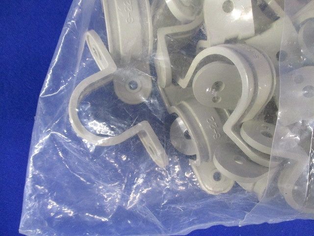 VE両サドル VE管22・TLチューブ22用 ベージュ 50個入 S-22J-50