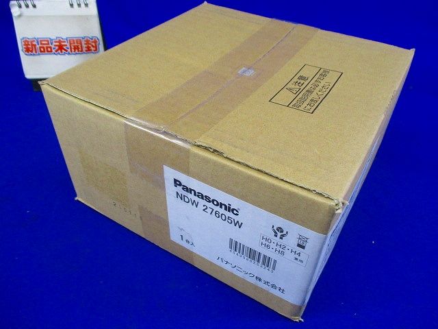 軒下用LEDダウンライト 60～250形 φ150 ホワイト 拡散 昼白色 電源ユニット別売り NDW27605W