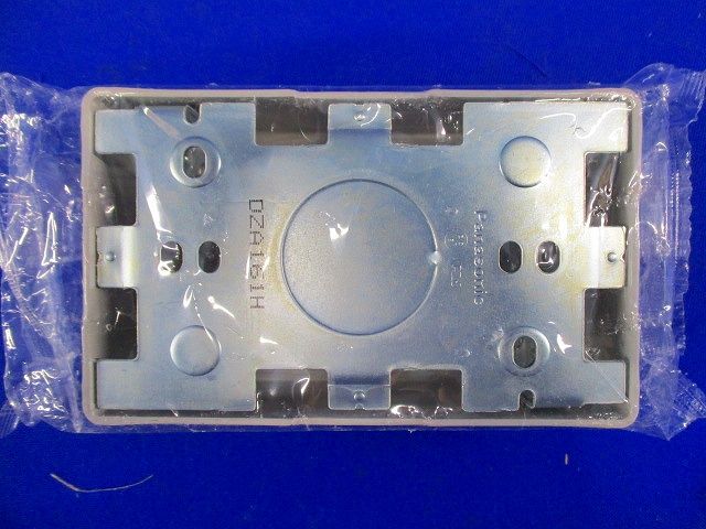 A型1個用スイッチボックスオイスターグレイ色 浅型 DZA161H