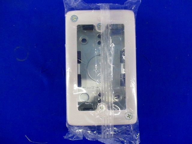 A型1個用スイッチボックスオイスターグレイ色 浅型 DZA161H