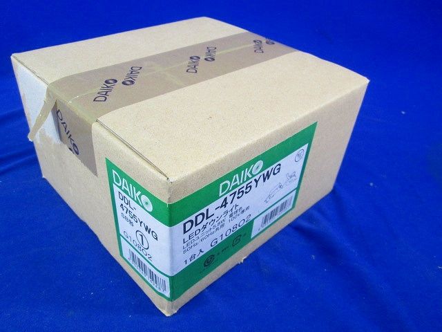 ダウンライト LED 5.8W 電球色 電源付(別置) 調光器別売 DDL-4755YWG