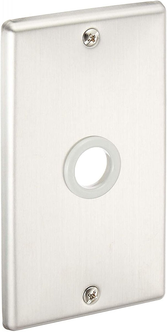 ＦＣステンレス大穴電話線プレート  5個入 WN7661K-05