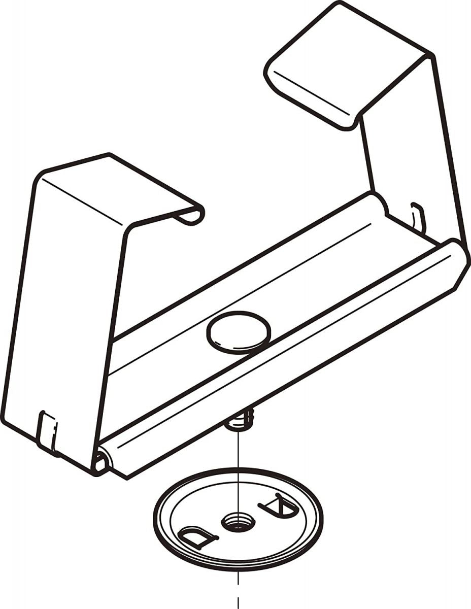 DP10用開口上向き用器具取付金具 ステンレス鋼 5個入 DK10UK-6-05