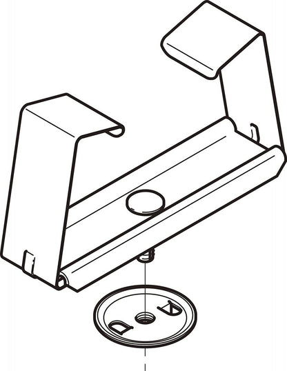 DP10用開口上向き用器具取付金具 ステンレス鋼 5個入 DK10UK-6-05