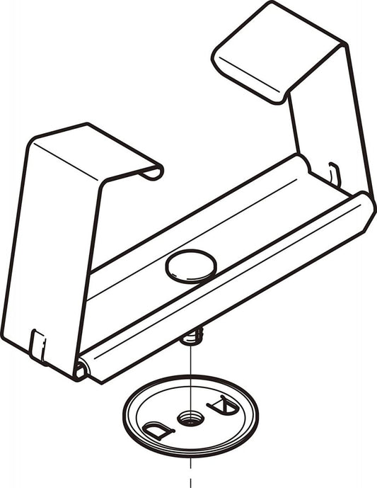 DP10用開口上向き用器具取付金具 ステンレス鋼 5個入 DK10UK-6-05