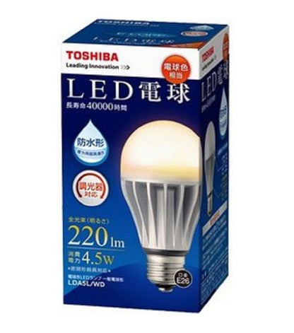 一般白熱電球 20W形相当 E26 防水形 調光器対応 電球色 LDA5L/WD
