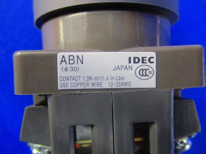押ボタンスイッチφ30(鍵付) ABN3K12R