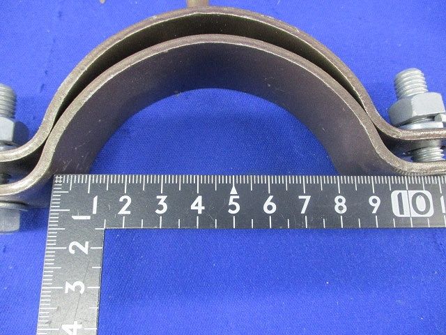 片フックバンド(サイズは写真よりご検討下さい)(7個入)(塗装ブラウン系) 型番不明