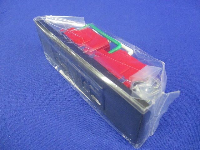 KAGラインアップ 接地コンセントセット(2口) ソフトブラック(SB) KAG-2511