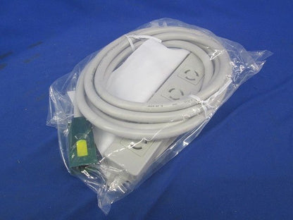 ハーネス用OAタップ(キャブタイヤケーブル付)接地2P15A 125V引掛4コ口 3m グレー WFA6734HG