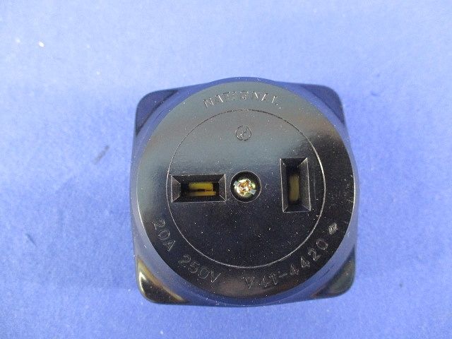 2P20A角型コンセント(8個入)黒 National WK1220