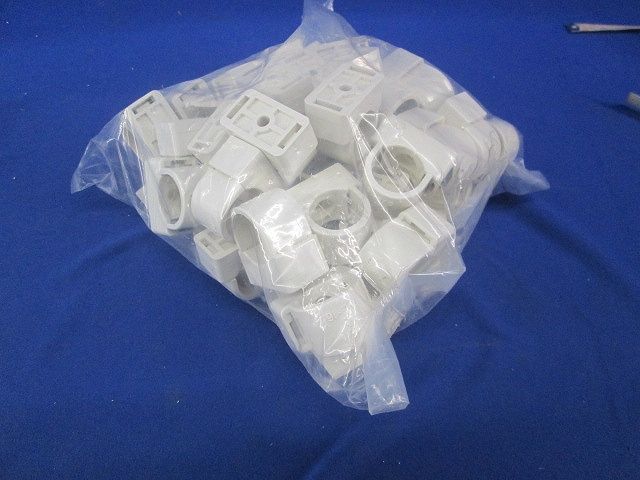 VE台付サドル 適合VE管16 ミルキーホワイト 50個入 SVE-16M-50