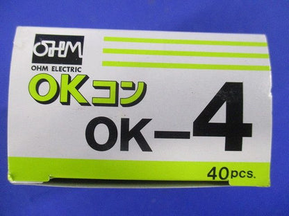 OKコネクタ 40個 透明黄  OK-4-40