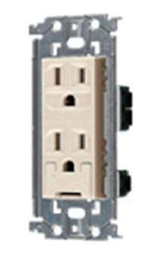 アドバンス埋込アース付接地ダブルコンセント ベージュ 5個入 WTL11323F-05