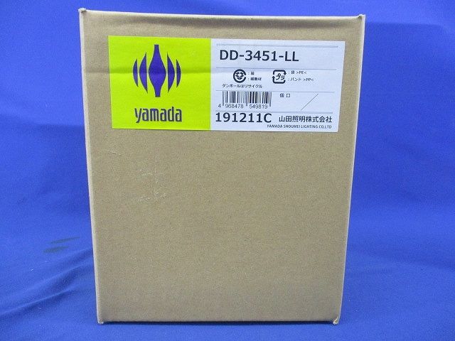 LEDダウンライト ウォールウォッシャータイプ 電球色 天井切込穴φ50mm 電源別売 DD-3451-LL