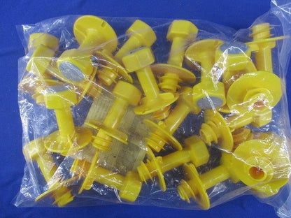 4分ボルト用 防露型(断熱材厚20・25mm以上用)ニューカラーインサート 黄 20個入 MSH-4YS-20