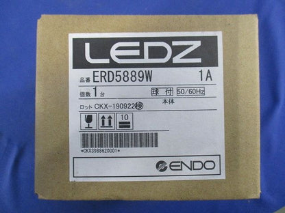 ＬＥＤフラットピンホールベースダウンライト φ75 電球色 白 電源ユニット別売 ERD5889W