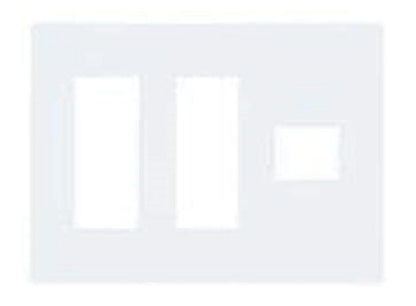 簡易耐火コンセントプレート 7コ用 マットホワイト WTL7707WK