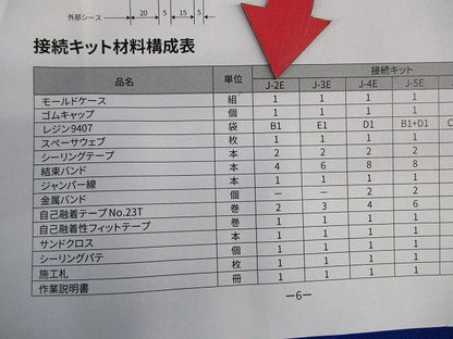 通信･制御ケーブル用 接続キット J-2E